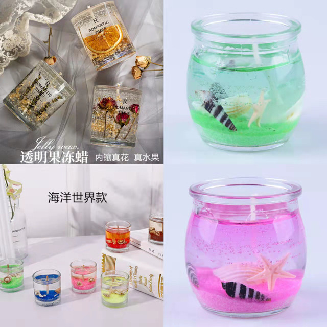 1000g Transparent Crystal Jelly Wax DIY Handmade Natural Aromatherapy  Candle Handicraft Materials Candle Making Supplies - AliExpress